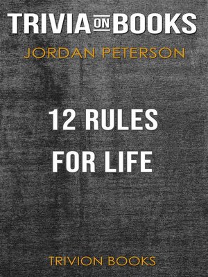 12 rules for life by jordan peterson